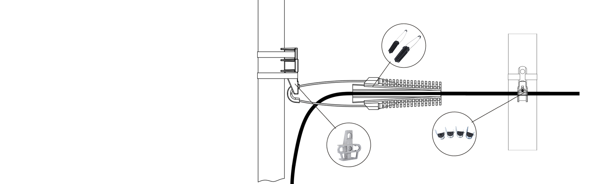 Optical fiber cable accessories